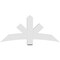 Ekena Millwork Alberta Architectural Grade PVC Gable Bracket, 60"W x 27 1/2"H x 4"D x 6"F, 11/12 Pitch GBP060X28X0406ALB00 - alternate 3